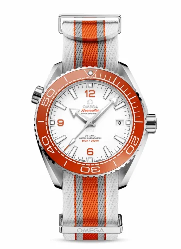 Omega Seamaster Planet Ocean 600M Co-Axial 43.5 Master Chronometer Stainless Steel / White / NATO 215.32.44.21.04.001 (21532442104001)